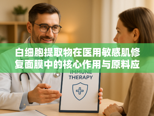 白细胞提取物在医用敏感肌修复面膜中的核心作用与原料应用解析 白细胞提取物在医用敏感肌修复面膜中的核心作用与原料应用解析