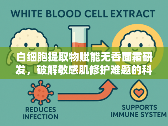 白细胞提取物赋能无香面霜研发，破解敏感肌修护难题的科学密码