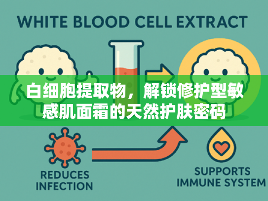白细胞提取物，解锁修护型敏感肌面霜的天然护肤密码