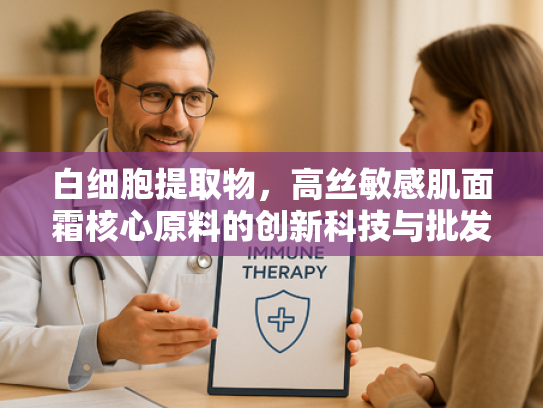 白细胞提取物，高丝敏感肌面霜核心原料的创新科技与批发优势