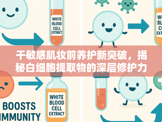 干敏感肌妆前养护新突破，揭秘白细胞提取物的深层修护力量