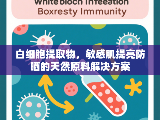 白细胞提取物，敏感肌提亮防晒的天然原料解决方案