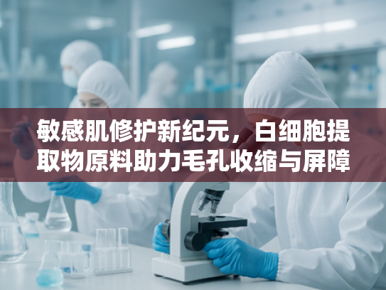 敏感肌修护新纪元，白细胞提取物原料助力毛孔收缩与屏障再生