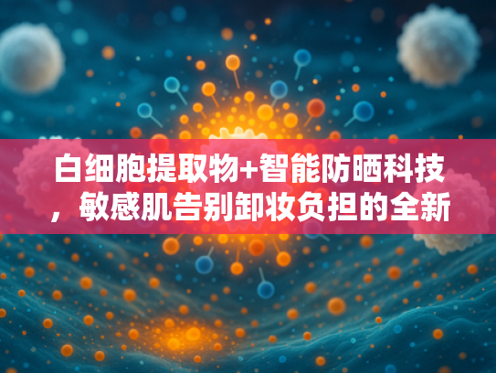 白细胞提取物+智能防晒科技，敏感肌告别卸妆负担的全新选择