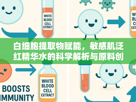 白细胞提取物赋能，敏感肌泛红精华水的科学解析与原料创新