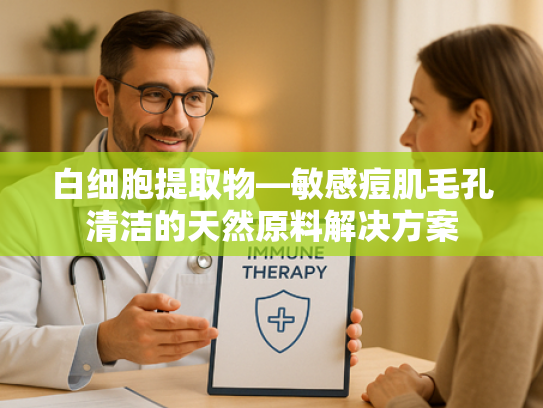 白细胞提取物—敏感痘肌毛孔清洁的天然原料解决方案