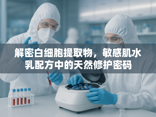 解密白细胞提取物，敏感肌水乳配方中的天然修护密码