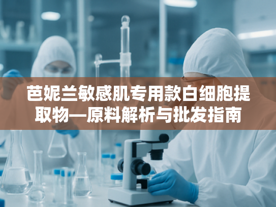 芭妮兰敏感肌专用款白细胞提取物—原料解析与批发指南