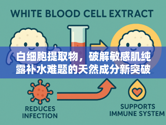 白细胞提取物，破解敏感肌纯露补水难题的天然成分新突破