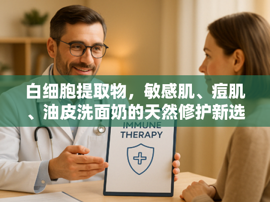 白细胞提取物，敏感肌、痘肌、油皮洗面奶的天然修护新选择