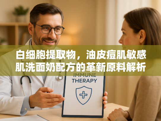 白细胞提取物，油皮痘肌敏感肌洗面奶配方的革新原料解析