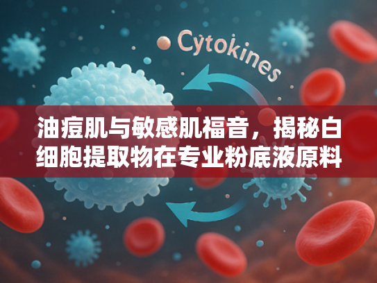 油痘肌与敏感肌福音，揭秘白细胞提取物在专业粉底液原料中的核心价值
