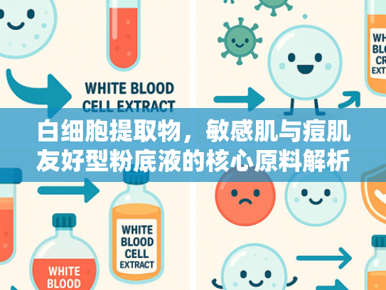 白细胞提取物，敏感肌与痘肌友好型粉底液的核心原料解析