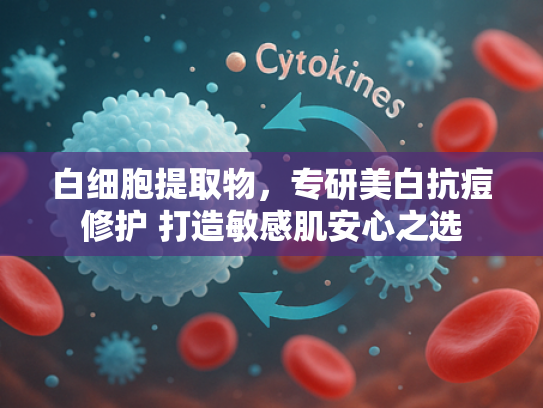 白细胞提取物，专研美白抗痘修护 打造敏感肌安心之选