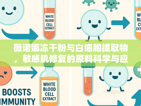 薇诺娜冻干粉与白细胞提取物，敏感肌修复的原料科学与应用价值