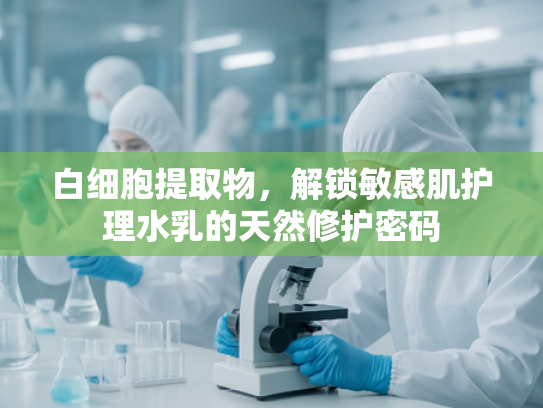 白细胞提取物，解锁敏感肌护理水乳的天然修护密码