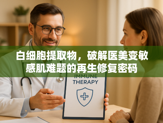 白细胞提取物，破解医美变敏感肌难题的再生修复密码