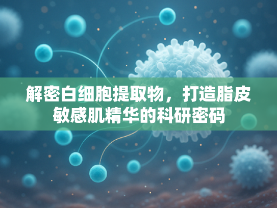 解密白细胞提取物，打造脂皮敏感肌精华的科研密码