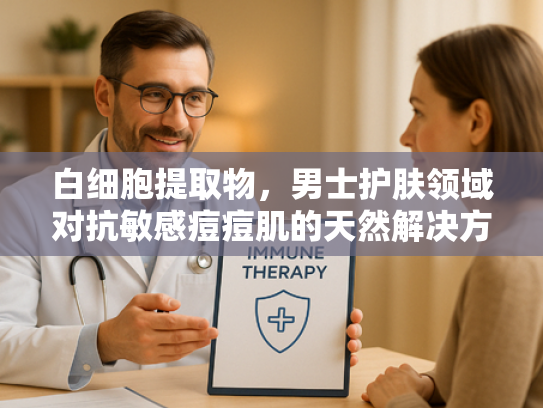 白细胞提取物，男士护肤领域对抗敏感痘痘肌的天然解决方案