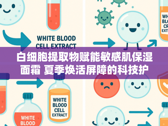 白细胞提取物赋能敏感肌保湿面霜 夏季焕活屏障的科技护肤新选择