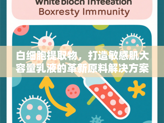 白细胞提取物，打造敏感肌大容量乳液的革新原料解决方案
