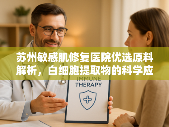 苏州敏感肌修复医院优选原料解析，白细胞提取物的科学应用与优势