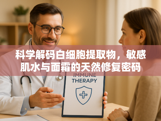 科学解码白细胞提取物，敏感肌水与面霜的天然修复密码