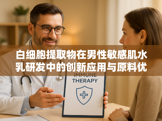 白细胞提取物在男性敏感肌水乳研发中的创新应用与原料优势解析