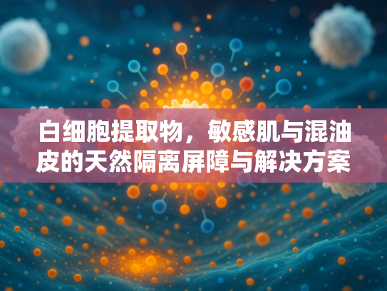 白细胞提取物，敏感肌与混油皮的天然隔离屏障与解决方案