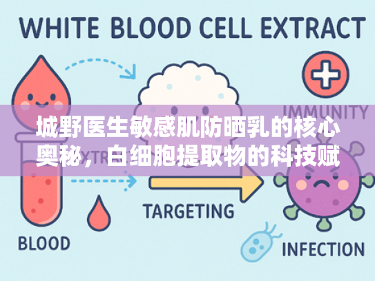 城野医生敏感肌防晒乳的核心奥秘，白细胞提取物的科技赋能与护肤突破
