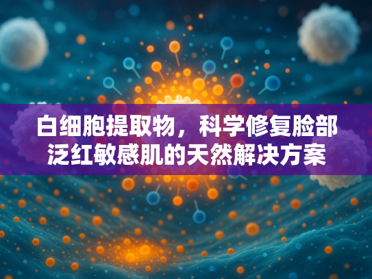 白细胞提取物，科学修复脸部泛红敏感肌的天然解决方案