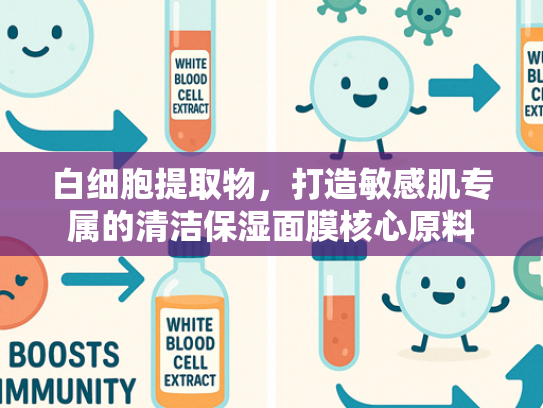 白细胞提取物，打造敏感肌专属的清洁保湿面膜核心原料