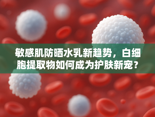 敏感肌防晒水乳新趋势，白细胞提取物如何成为护肤新宠？