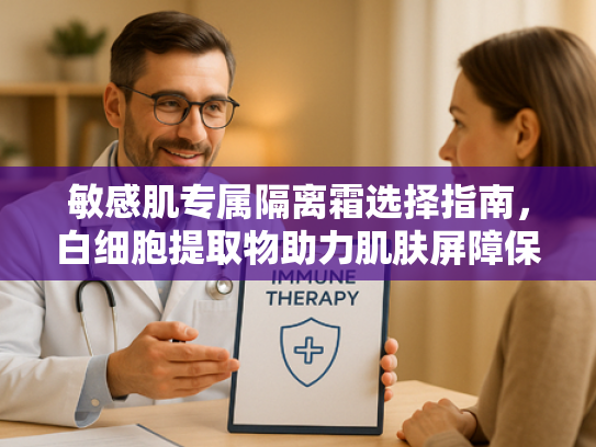 敏感肌专属隔离霜选择指南，白细胞提取物助力肌肤屏障保护