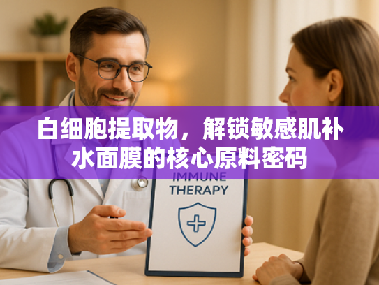 白细胞提取物，解锁敏感肌补水面膜的核心原料密码