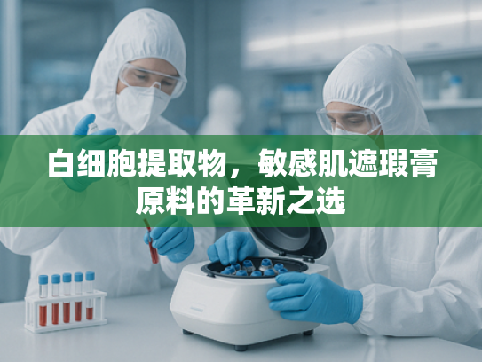 白细胞提取物，敏感肌遮瑕膏原料的革新之选