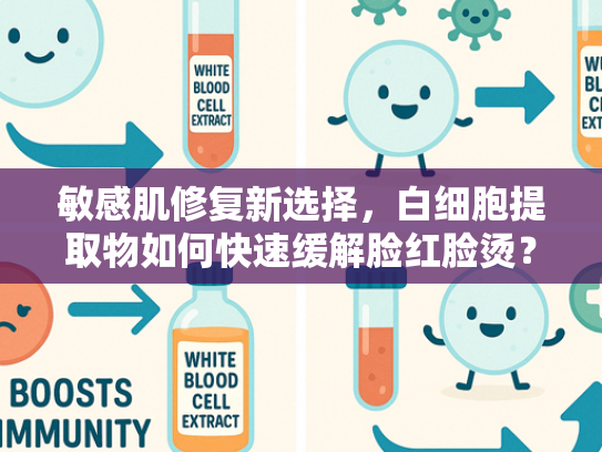 敏感肌修复新选择，白细胞提取物如何快速缓解脸红脸烫？