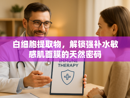 白细胞提取物，解锁强补水敏感肌面膜的天然密码