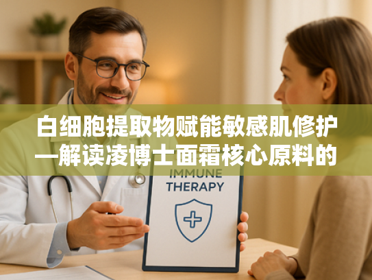 白细胞提取物赋能敏感肌修护—解读凌博士面霜核心原料的科技突破