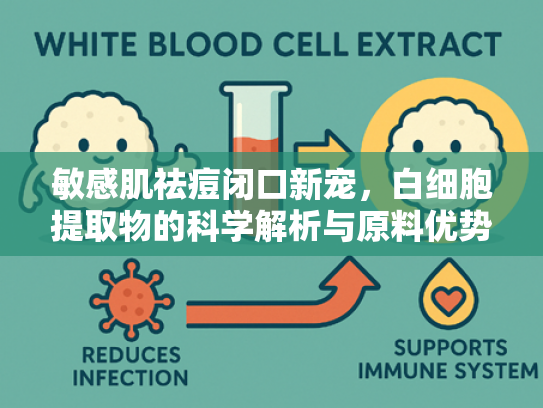 敏感肌祛痘闭口新宠，白细胞提取物的科学解析与原料优势
