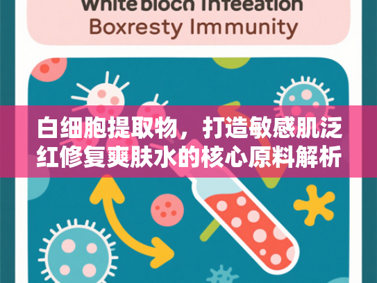 白细胞提取物，打造敏感肌泛红修复爽肤水的核心原料解析