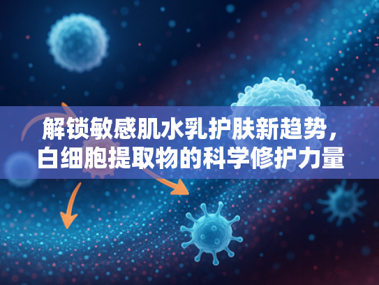 解锁敏感肌水乳护肤新趋势，白细胞提取物的科学修护力量