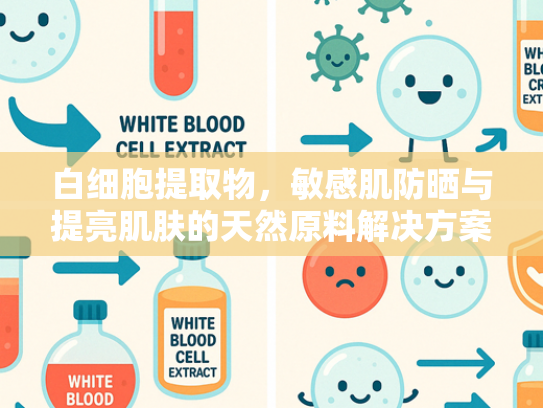 白细胞提取物，敏感肌防晒与提亮肌肤的天然原料解决方案