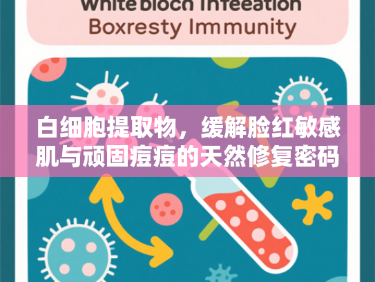 白细胞提取物，缓解脸红敏感肌与顽固痘痘的天然修复密码