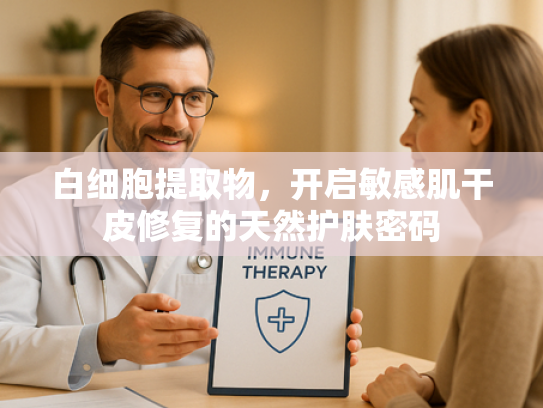 白细胞提取物，开启敏感肌干皮修复的天然护肤密码