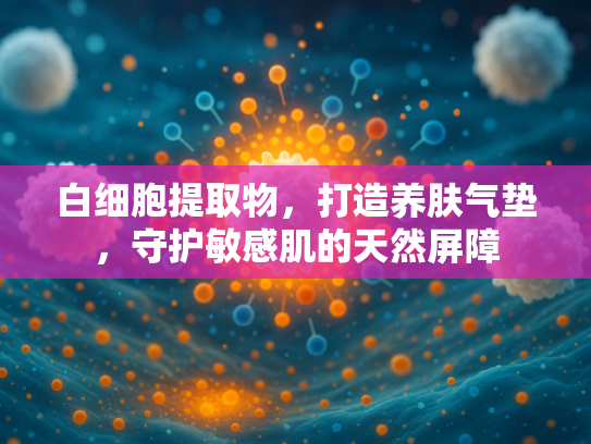 白细胞提取物，打造养肤气垫，守护敏感肌的天然屏障