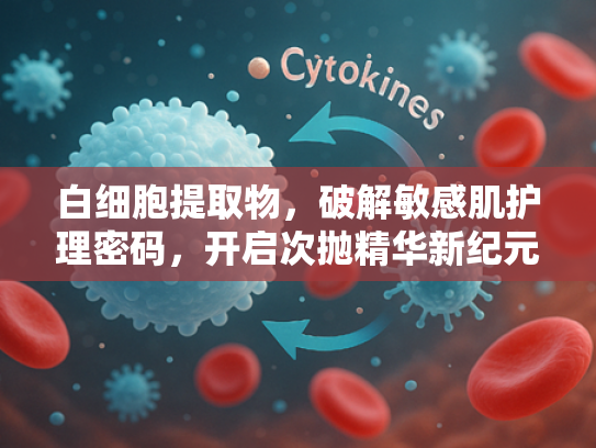 白细胞提取物，破解敏感肌护理密码，开启次抛精华新纪元