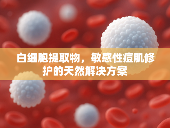 白细胞提取物，敏感性痘肌修护的天然解决方案