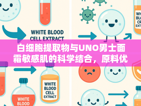 白细胞提取物与UNO男士面霜敏感肌的科学结合，原料优势与护肤革新