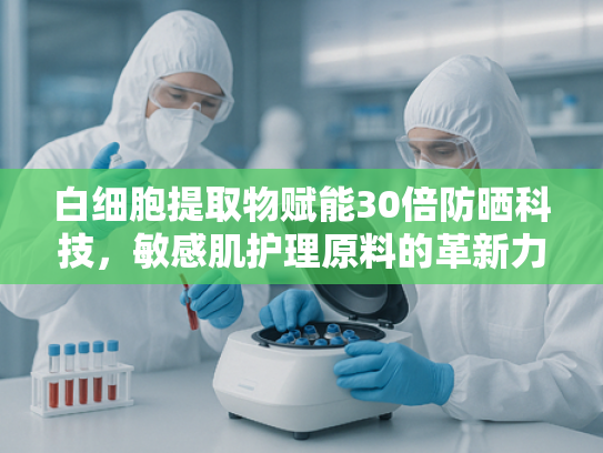 白细胞提取物赋能30倍防晒科技，敏感肌护理原料的革新力量